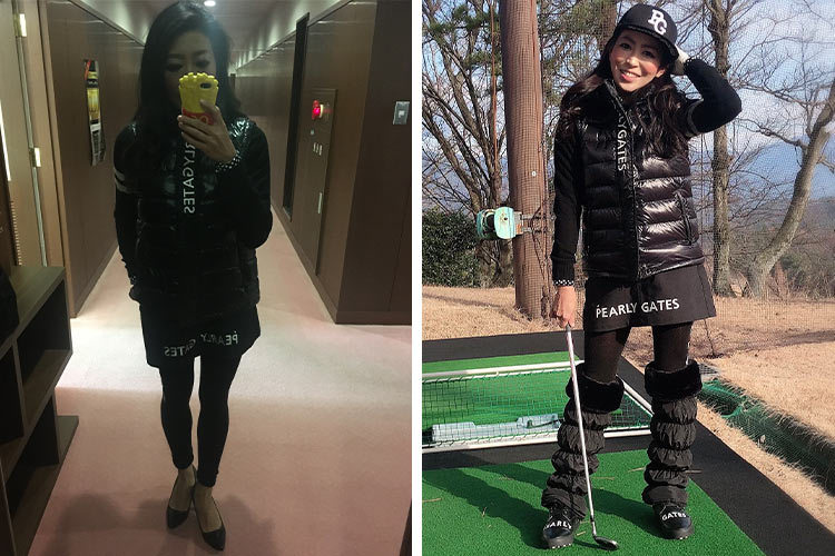 ゴルフ場への行き帰りの女性の服装 秋冬 画像あり Yuca Chan編 ゴルフハックガール Golfhackgirl
